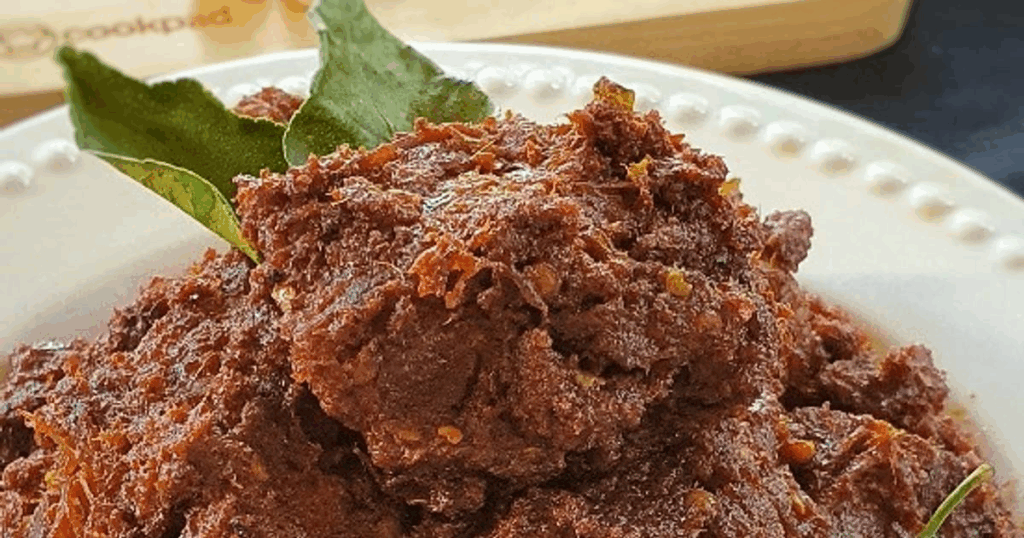resep rendang padang
